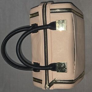 Ted Baker London Beige Satchel with Black Accents